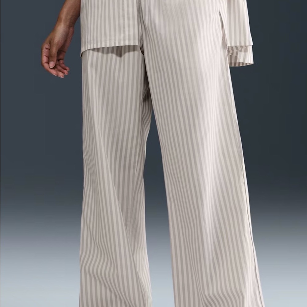 Nike Cream Striped Pants